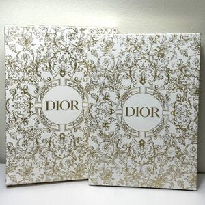 Christian Dior white and Gold Notebook Journal Diary Novelty Holiday 2023